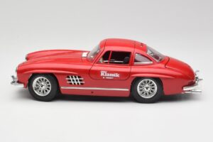 Mercedes 300 SL W198 Red Metallic Bburago 1:18 3013-M1 Druckguss — Bild 4 von 8