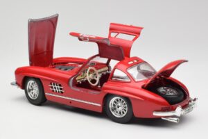 Mercedes 300 SL W198 Red Metallic Bburago 1:18 3013-M1 Druckguss — Bild 5 von 8