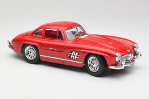 Mercedes 300 SL W198 Red Metallic Bburago 1:18 3013-M1 Druckguss — Bild 6 von 8