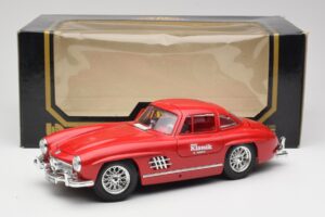 Mercedes 300 SL W198 Red Metallic Bburago 1:18 3013-M1 Druckguss — Bild 8 von 8