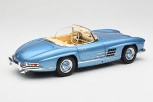 Mercedes 300 SL W198 Roadster Hardtop Light Blue Metallic Minichamps 1:18 180039042 Druckguss — Bild 4 von 9
