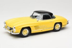 Mercedes 300 SL W198 Roadster Hardtop Signal Yellow Minichamps 1:18 180039044 Druckguss — Bild 3 von 9