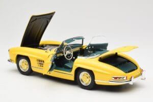 Mercedes 300 SL W198 Roadster Hardtop Signal Yellow Minichamps 1:18 180039044 Druckguss — Bild 6 von 9