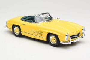 Mercedes 300 SL W198 Roadster Hardtop Signal Yellow Minichamps 1:18 180039044 Druckguss — Bild 7 von 9
