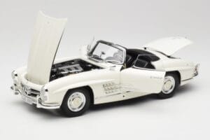 Mercedes 300 SL W198 Roadster Weiß Mit Softtop Minichamps 1:18 180039034 Druckguss — Bild 2 von 9