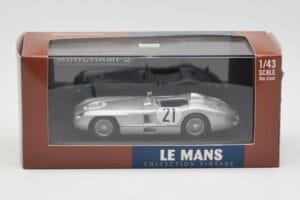 Mercedes 300 SLR #21 K. Kling / A. Simon 24 Hours of Le Mans 1955 Minichamps 1:43 432553021 Druckguss — Bild 4 von 4
