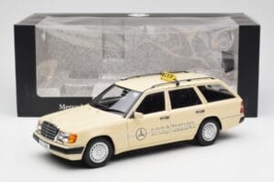 Mercedes 300D S124 T-Modell Hellelfenbein Taxi Händler Edition Norev 1:18 B66040702 Druckguss