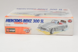 Mercedes 300SL Roadster Silber Bburago 1:18 7043 Druckguss — Bild 2 von 4