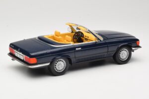 Mercedes 350 SL R107 Dunkelblau Sun Star 1:18 MB003 Druckguss — Bild 3 von 8