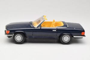 Mercedes 350 SL R107 Dunkelblau Sun Star 1:18 MB003 Druckguss — Bild 4 von 8