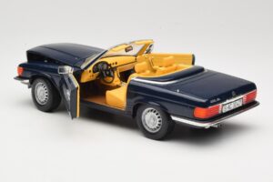 Mercedes 350 SL R107 Dunkelblau Sun Star 1:18 MB003 Druckguss — Bild 5 von 8