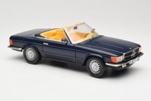Mercedes 350 SL R107 Dunkelblau Sun Star 1:18 MB003 Druckguss — Bild 6 von 8