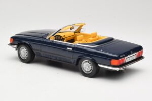 Mercedes 350 SL R107 Dunkelblau Sun Star 1:18 MB003 Druckguss — Bild 7 von 8