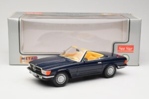 Mercedes 350 SL R107 Dunkelblau Sun Star 1:18 MB003 Druckguss — Bild 8 von 8