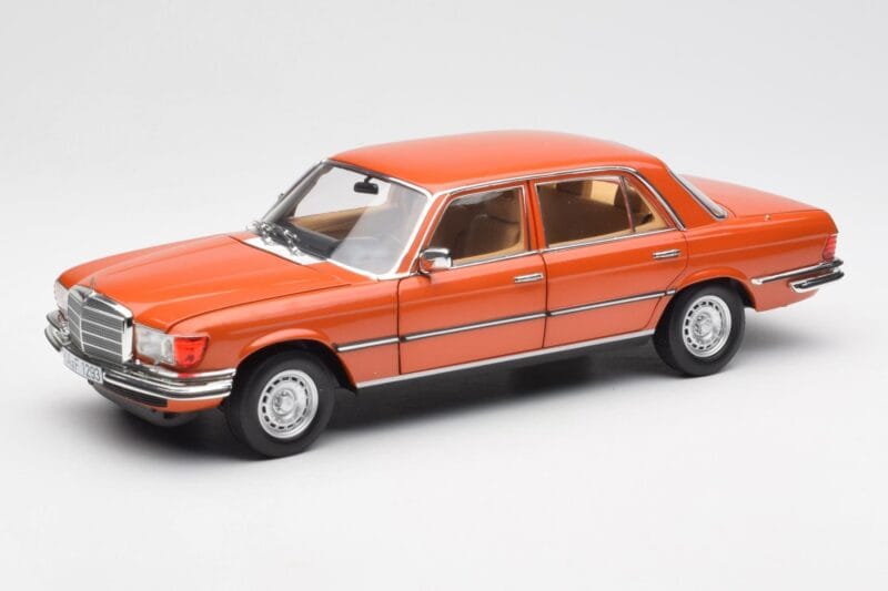 Mercedes 450 SEL 6.9 W116 Orange Metallic Norev 1:18 183459 Druckguss