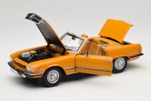 Mercedes 450 SL R107 Cayenne Orange Norev 1:18 183350 Druckguss — Bild 2 von 10