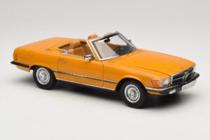 Mercedes 450 SL R107 Cayenne Orange Norev 1:18 183350 Druckguss — Bild 8 von 10