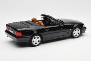 Mercedes SL 500 R129 Schwarz Norev 1:18 183750 Druckguss — Bild 4 von 10
