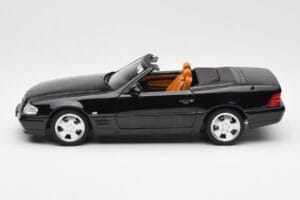 Mercedes SL 500 R129 Schwarz Norev 1:18 183750 Druckguss — Bild 5 von 10