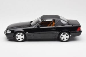 Mercedes SL 500 R129 Schwarz Norev 1:18 183750 Druckguss — Bild 6 von 10