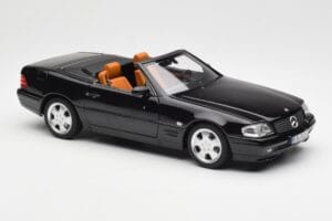 Mercedes SL 500 R129 Schwarz Norev 1:18 183750 Druckguss — Bild 8 von 10
