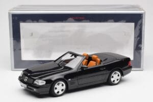 Mercedes SL 500 R129 Schwarz Norev 1:18 183750 Druckguss — Bild 10 von 10