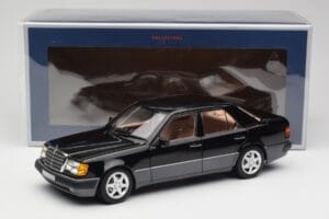 Mercedes 500E W124 Schwarz Limitierte Auflage Norev 1:18 183949 Druckguss — Bild 12 von 12