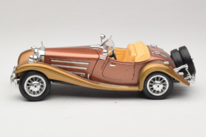 Mercedes 500K Roadster Kupfer Metallic Bburago 1:18 3020-P1 Druckguss — Bild 4 von 8