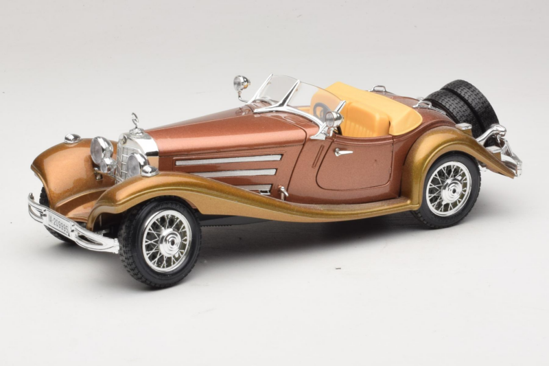 Mercedes 500K Roadster Kupfer Metallic Bburago 1:18 3020-P1 Druckguss