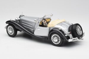 Mercedes 500K Roadster Silber Bburago 1:18 3020-M1 Druckguss — Bild 5 von 8