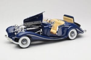 Mercedes 500K Special Roadster Blau Maisto 1:18 56059 Druckguss — Bild 2 von 8