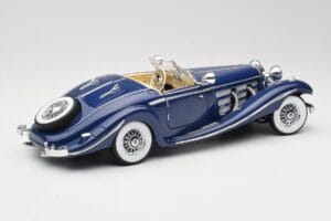 Mercedes 500K Special Roadster Blau Maisto 1:18 56059 Druckguss — Bild 3 von 8