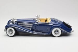 Mercedes 500K Special Roadster Blau Maisto 1:18 56059 Druckguss — Bild 4 von 8