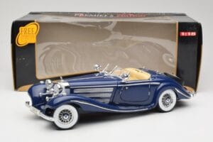 Mercedes 500K Special Roadster Blau Maisto 1:18 56059 Druckguss — Bild 8 von 8