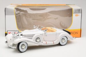 Mercedes 500K Special Roadster Weiß Premiere Edition Maisto 1:18 536055 Druckguss — Bild 8 von 8