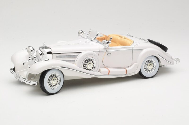 Mercedes 500K Special Roadster Weiß Premiere Edition Maisto 1:18 536055 Druckguss