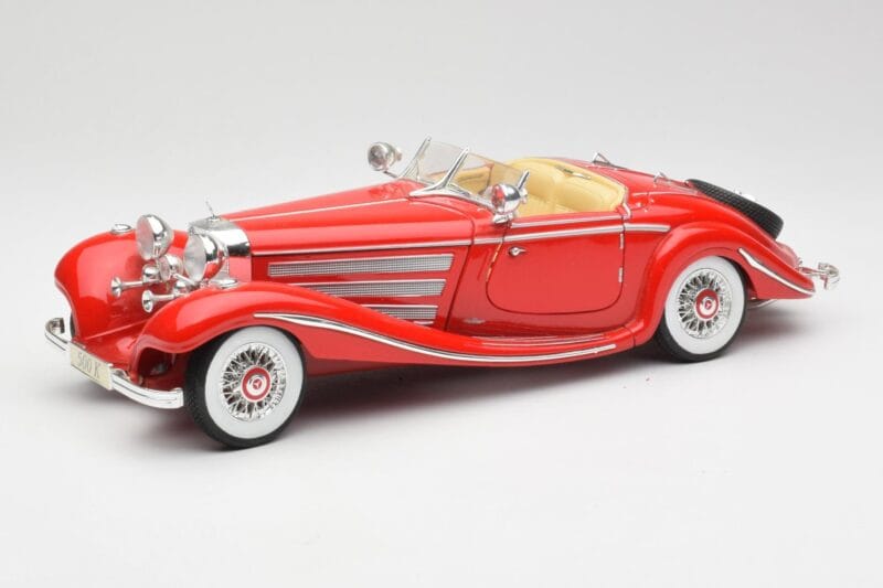 Mercedes 500K Special Roadster Rot Maisto 1:18 56058 Druckguss