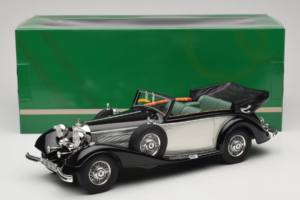 Mercedes 540K Cabriolet Schwarz Silber Cult Models 1:18 CML184-3 Druckguss — Bild 6 von 6