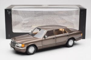 Mercedes 560 SEL W126 Impala Braun Händler Edition Norev 1:18 B66040646 Druckguss — Bild 8 von 8