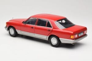 Mercedes 560 SEL W126 Rot Norev 1:18 183463 Druckguss — Bild 7 von 8