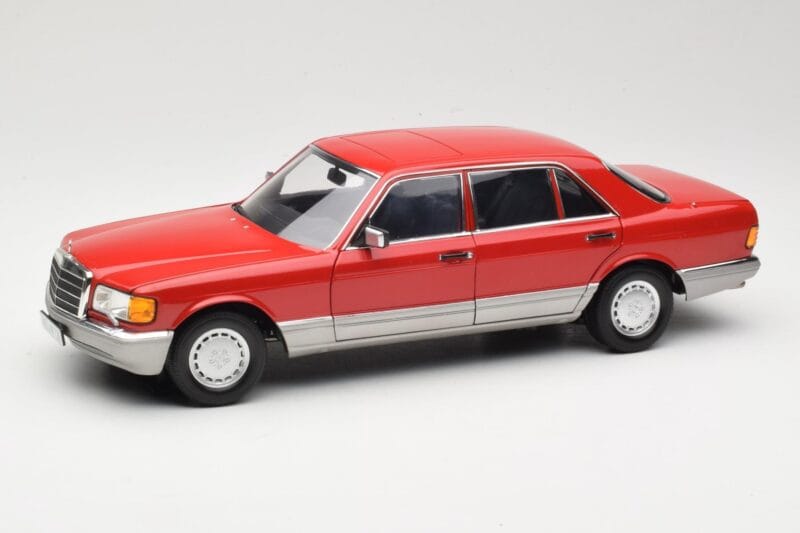 Mercedes 560 SEL W126 Rot Norev 1:18 183463 Druckguss