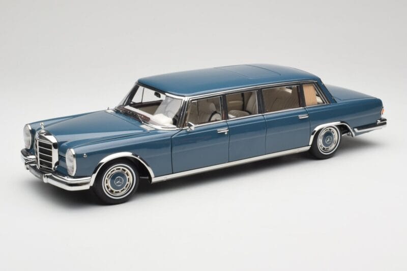 Mercedes 600 Pullman W100 Blau NZG 1:18 B66040707 Druckguss