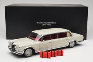 Mercedes 600 Pullman W100 Hellgrau NZG 1:18 B66040708 Druckguss — Bild 8 von 8