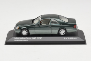 Mercedes 600 SEC W140 Grün Metallic Minichamps 1:43 430032604 Druckguss