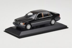 Mercedes 600 SEL W140 Black Metallic Minichamps 1:43 940035400 Druckguss — Bild 2 von 4