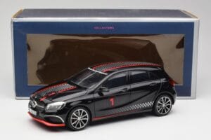 Mercedes A-Class W176 AMG Schwarz Norev 1:18 183596 Druckguss — Bild 8 von 8