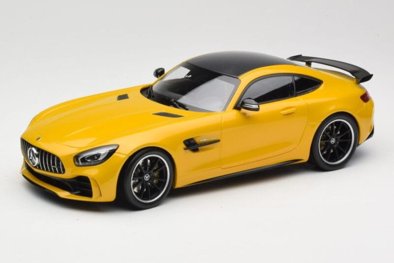 Mercedes AMG GT R C190 Gelb Minichamps 1:18 155036021 Druckguss