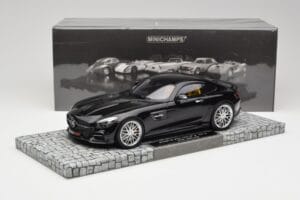 Mercedes Brabus AMG GT S C190 Obsidian Schwarz Minichamps 1:18 107032520 Druckguss — Bild 6 von 6