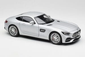 Mercedes AMG GT S C190 Designo Iridium Silber Magno Norev 1:18 B66960485 Druckguss — Bild 6 von 8