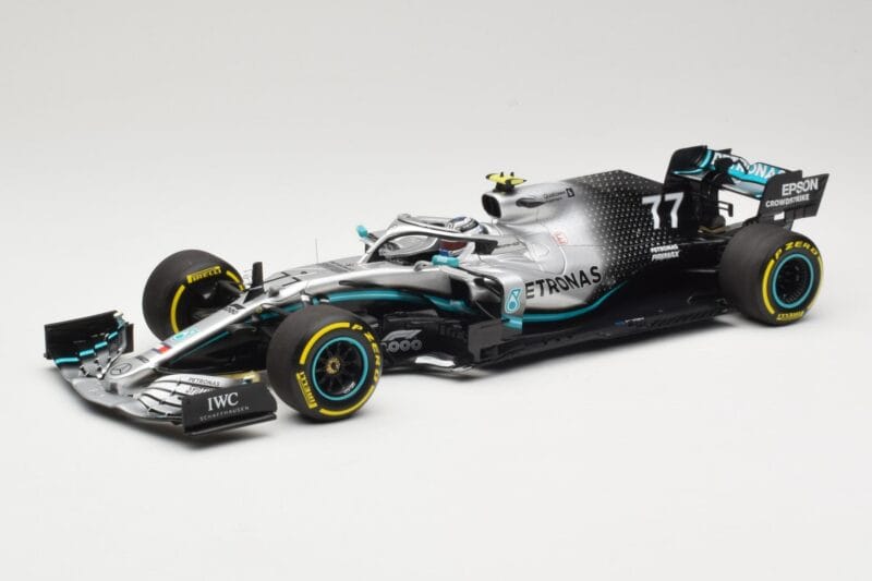 Mercedes AMG Petronas Motorsport W10 #77 V. Bottas 2nd Place Chinese GP 2019 Minichamps 1:18 110190377 Druckguss